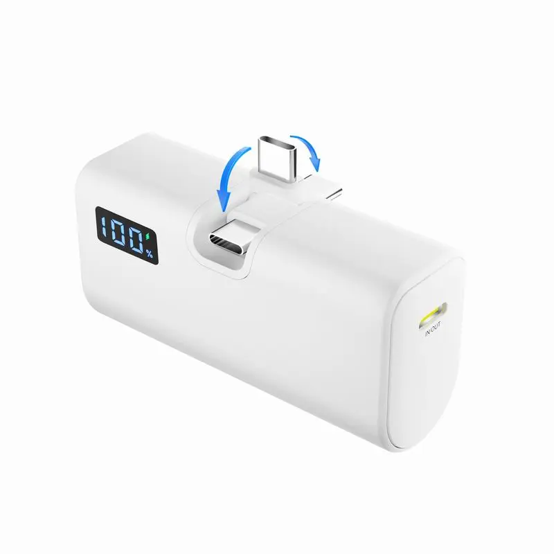 Wholesale PD20W 5000mAh power bank with OLED and Double C