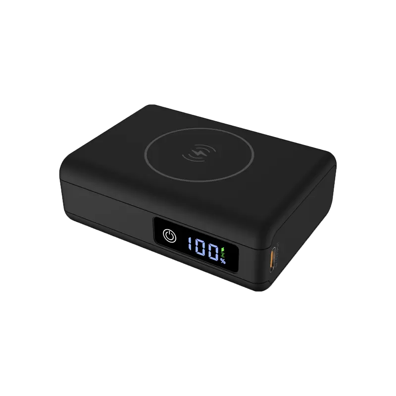 Mini PD45W 10000mAh power bank with touch button and wireless